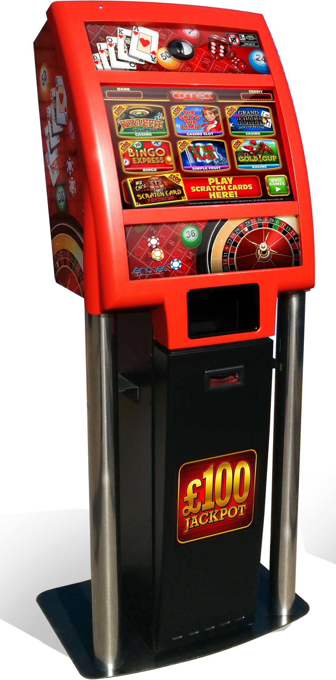 Free standing Entnet pub quiz machine