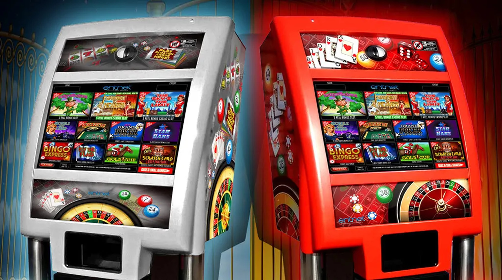 Two Entnet pub quiz machines